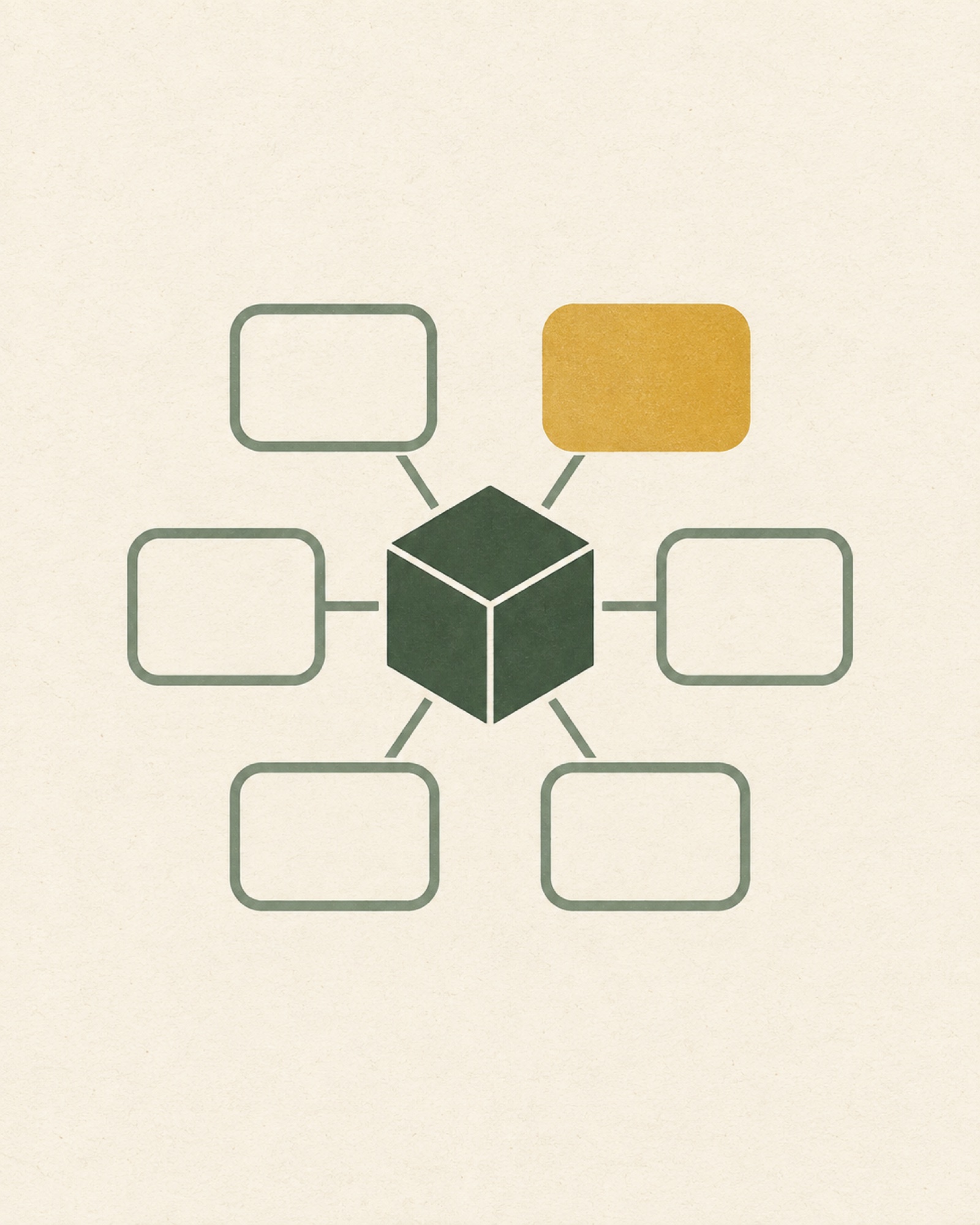 Abstract geometric poster for Ombench